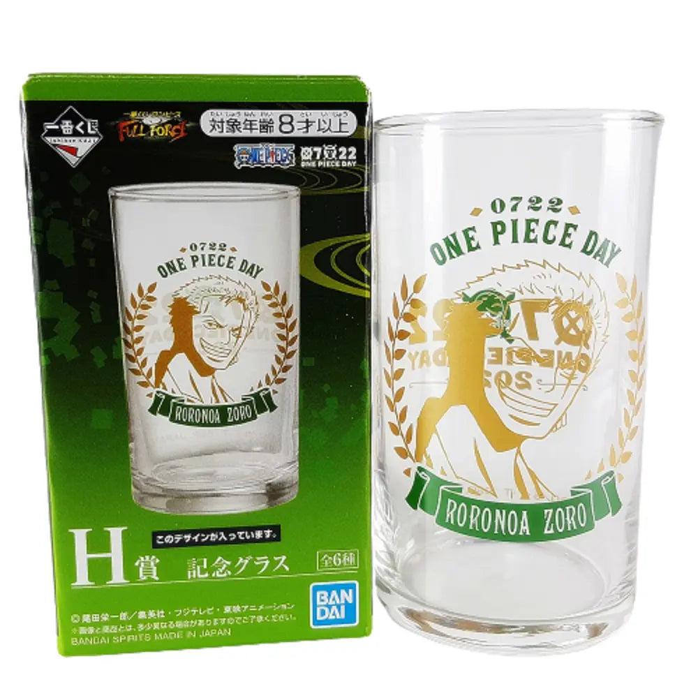 GLASS ONE PIECE FORCE RORONOA ZORO GLASS ONE PIECE FORCE RORONOA ZORO